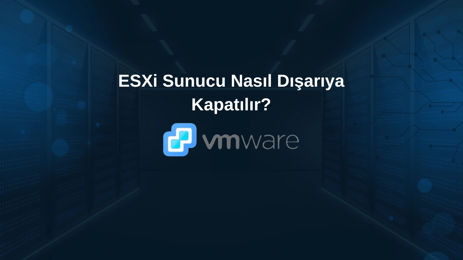 ESXi Sunucu Dışarıya Kapatma Rehberi