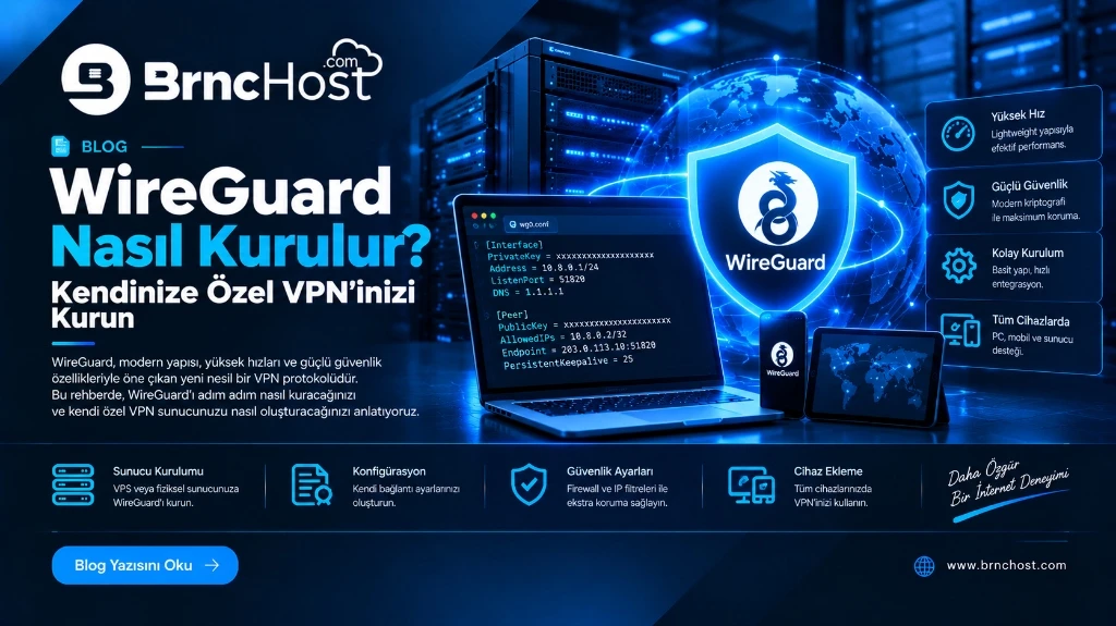 WireGuard Nasıl Kurulur? Kendinize Özel VPN'inizi Kurun